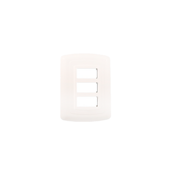 Placa De Plástico Blanco ABS Tres Ventanas -Ferreregia