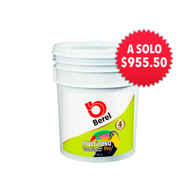 Pintura blanca acrílica Multitono 19Lts -Ferreregia