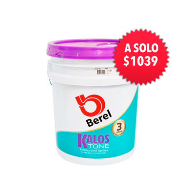 Pintura blanca acrílica KALOS 19Lts