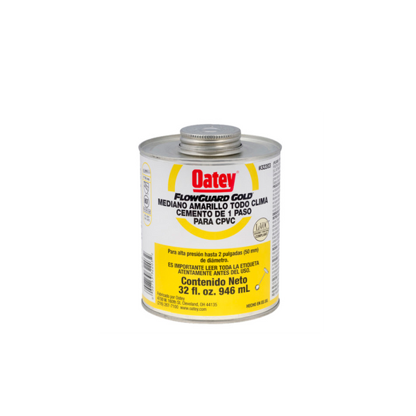 Pegamento para PVC amarillo Oatey -Ferreregia